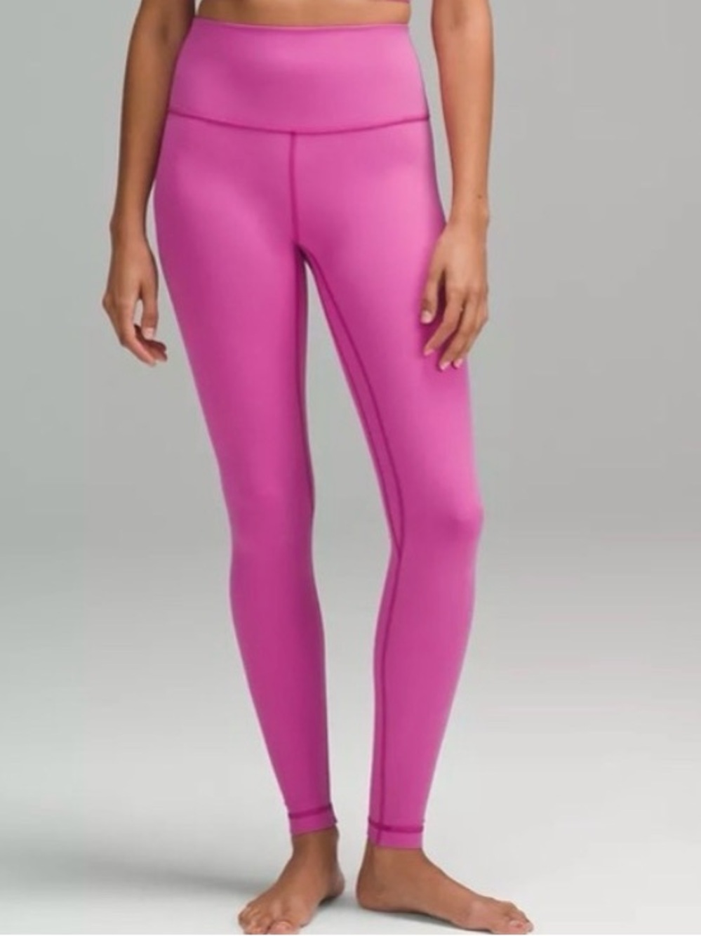 Lululemon Align Leggings High Rise 28” Size 2 Pow Pink Tone NWOT